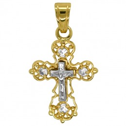 Złoty Krzyżyk prawosławny dla dziewczynki
