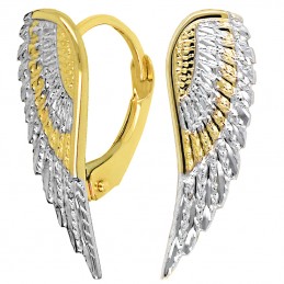Złote kolczyki Skrzydła Anioła New Angel 635/1 próba 585