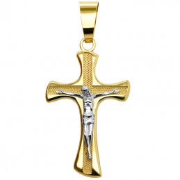 Złoty Krzyżyk warszawski 1 Figurka z białego złoto 585