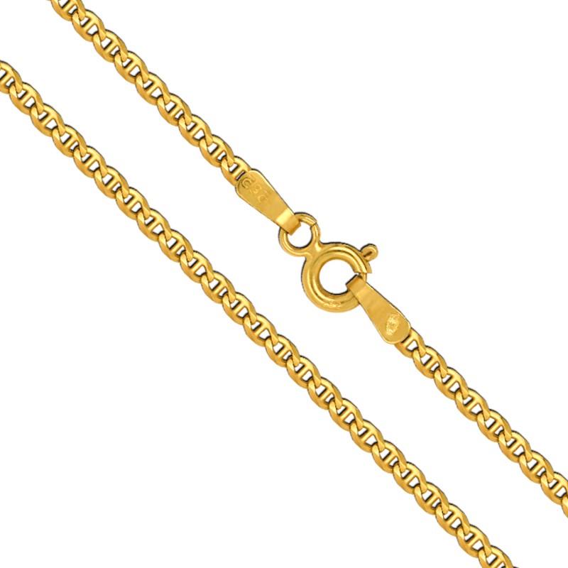 Złoty Łańcuszek Merino typu guci szlifowany 50/4,67 pełne złoto próba 585