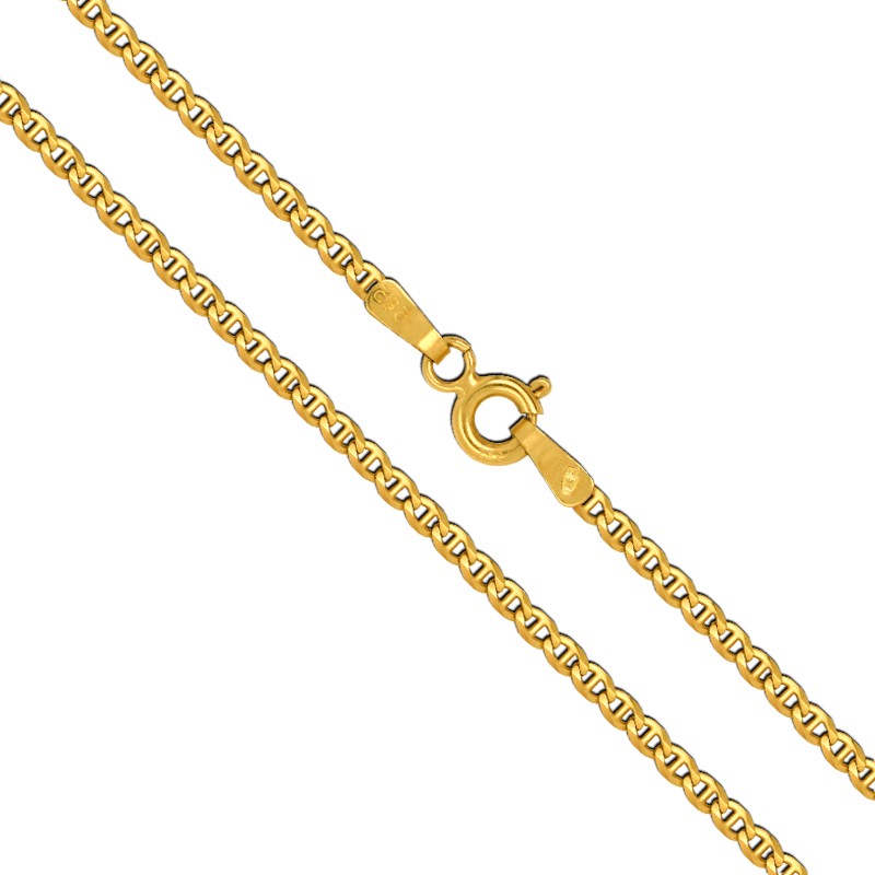 Złoty Łańcuszek Merino typu guci szlifowany 50/4,67 pełne złoto próba 585