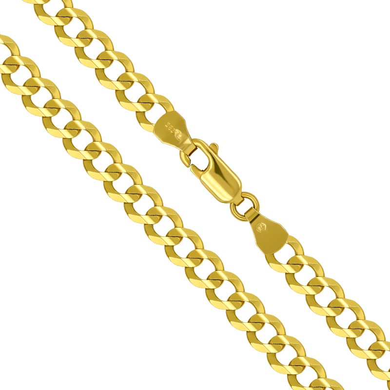 Złoty Łańcuszek splot pancerka szlifowana 50/12,2g 585