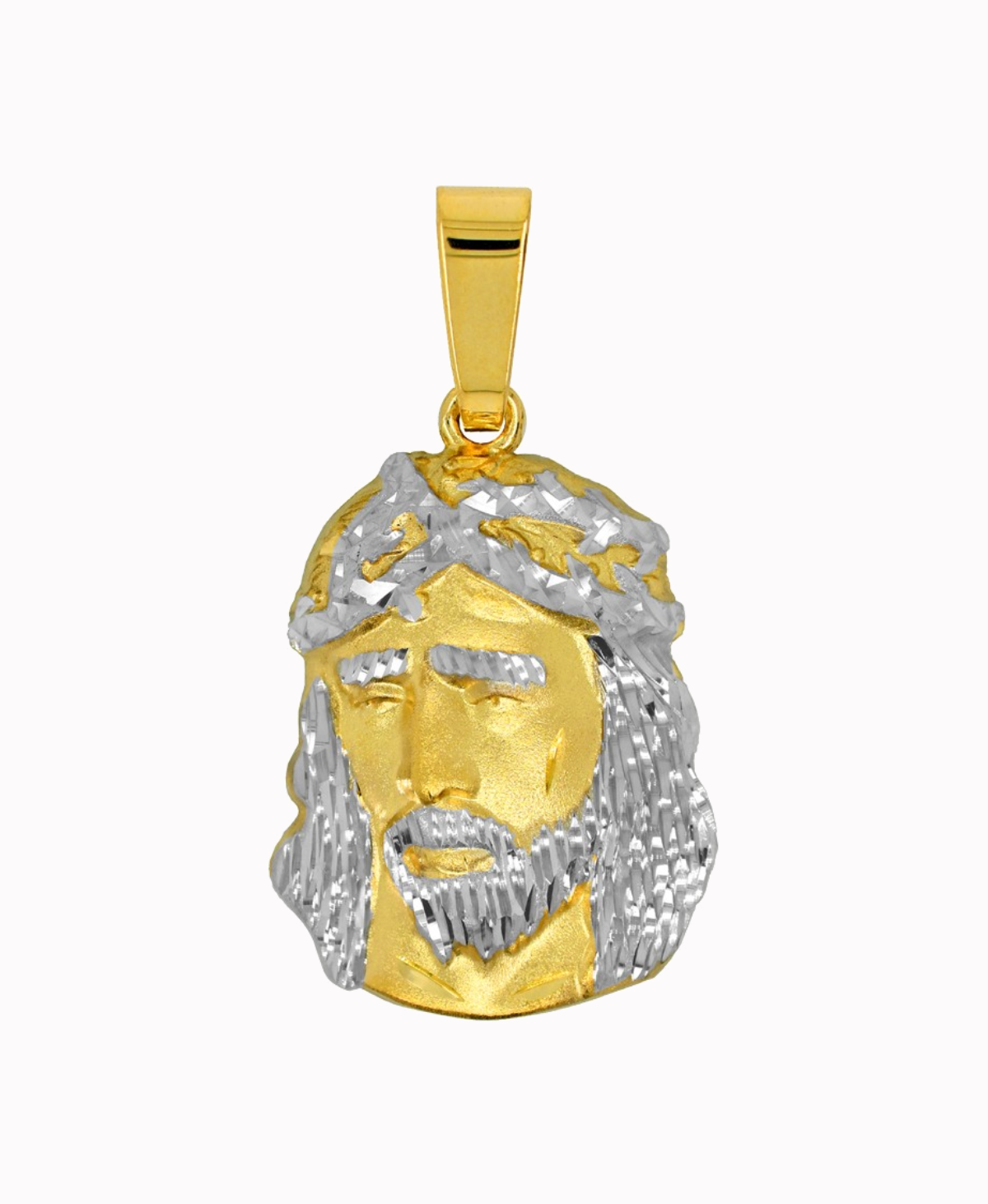 Złoty Medalik Głowa Jezusa Chrystusa Pamiątka L złoto próba 585