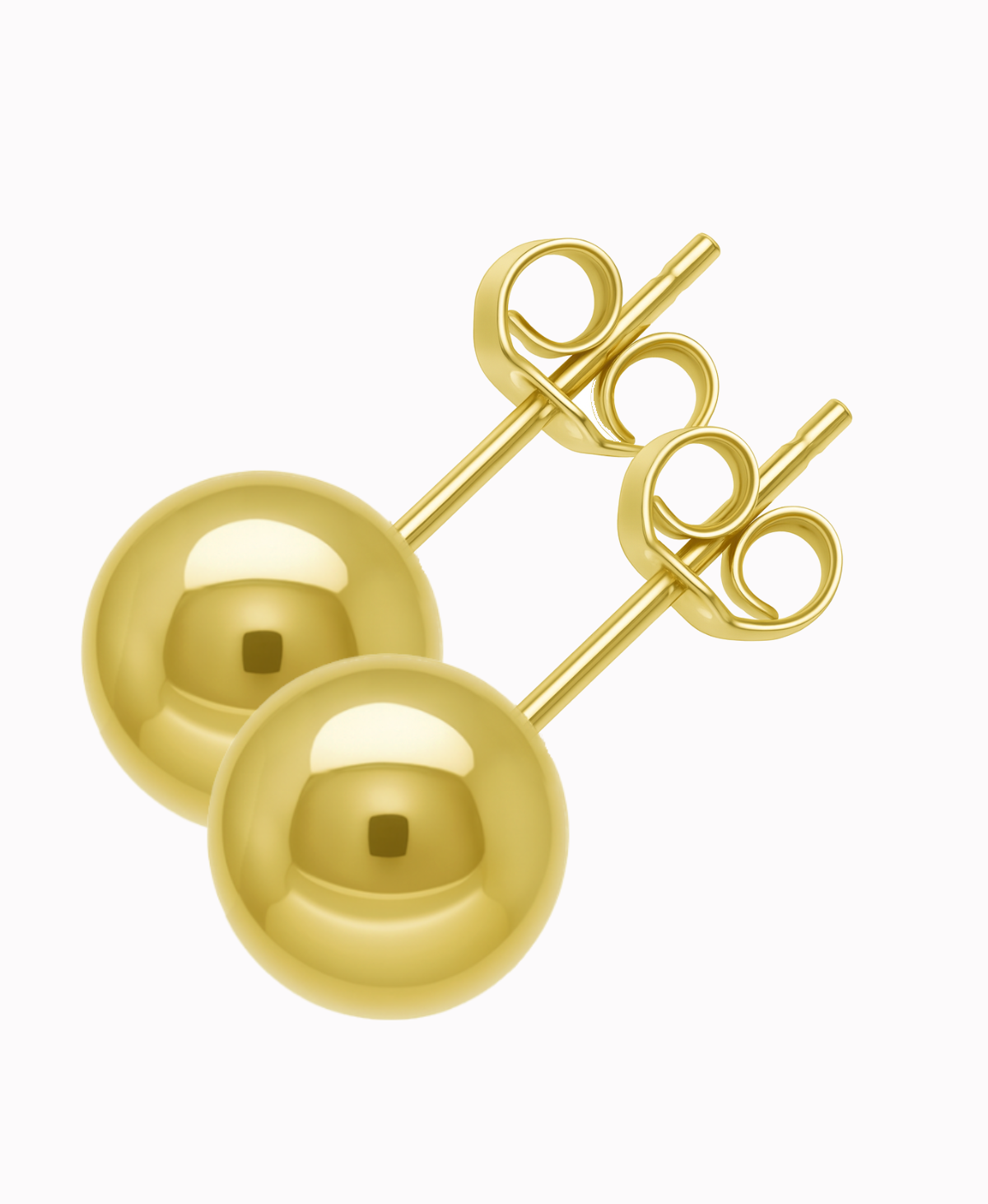 Złote Kolczyki Kule sztyft L 0,62 złoto 585