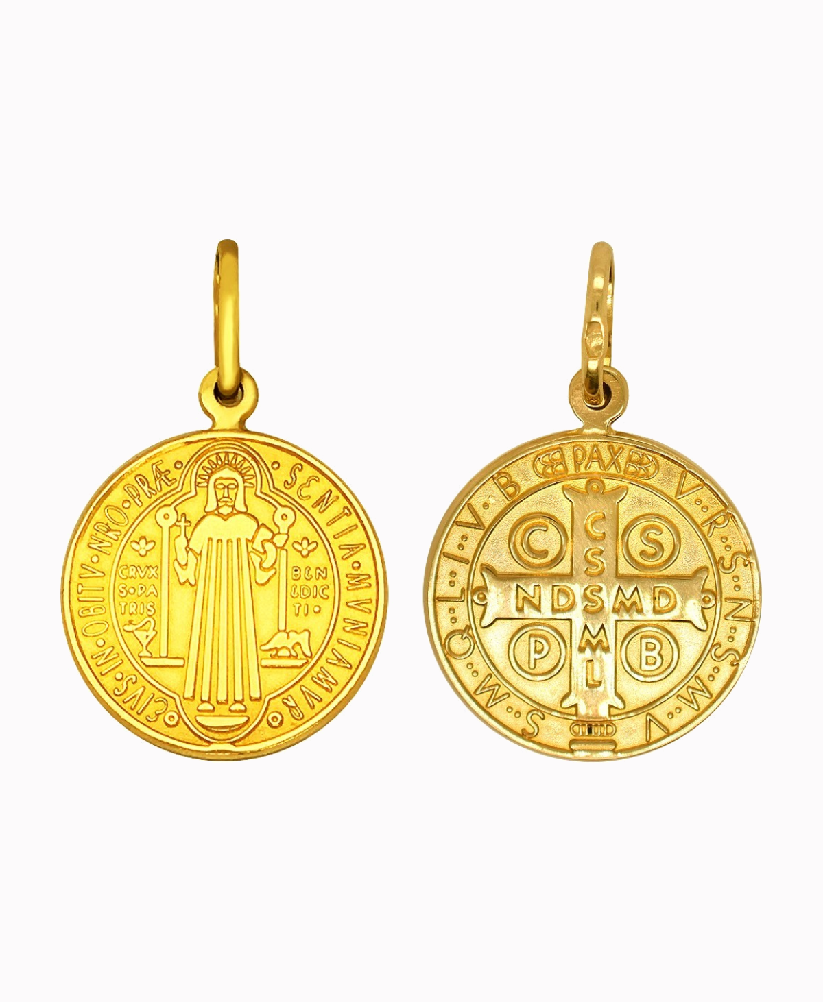 Złoty Medalik Św. Benedykta Pamiątka 2,7g złoto próba 585