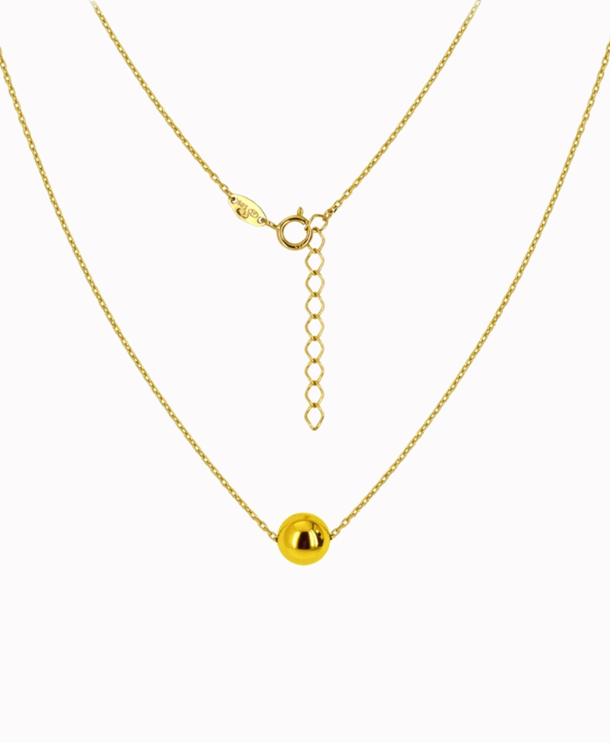 Złoty łańcuszek Celebrytka kuleczka pr.585
