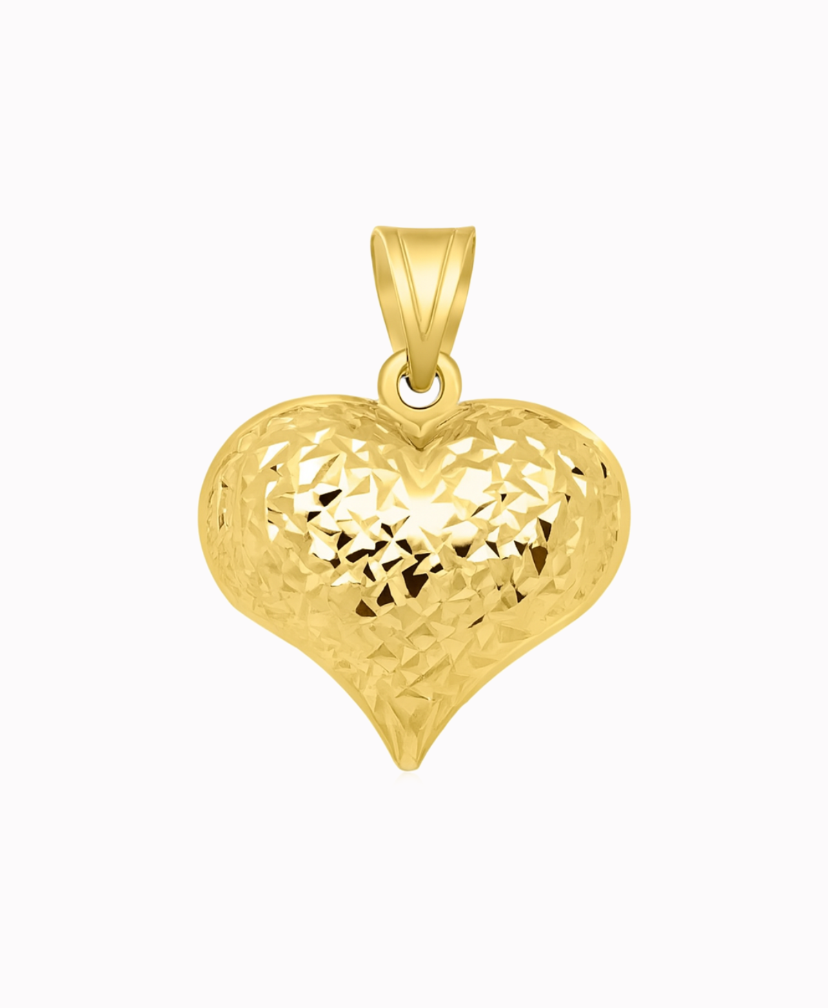 Złote Serce grawerowane pr. 585 2,72g