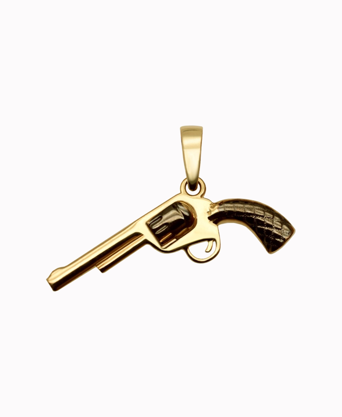 Przywieszka Pistolet Rewolwer Magnum złoto pr. 585