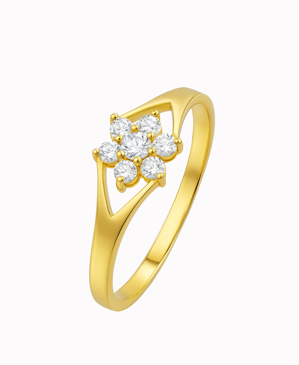 Pierścionek Zaręczynowy Idealny Złoty klasyczny złoto pr 585