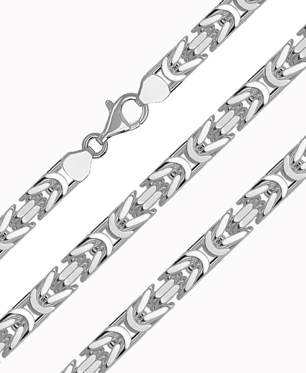 Srebrny łańcuszek splot Królewski 60cm 174g pr. 925