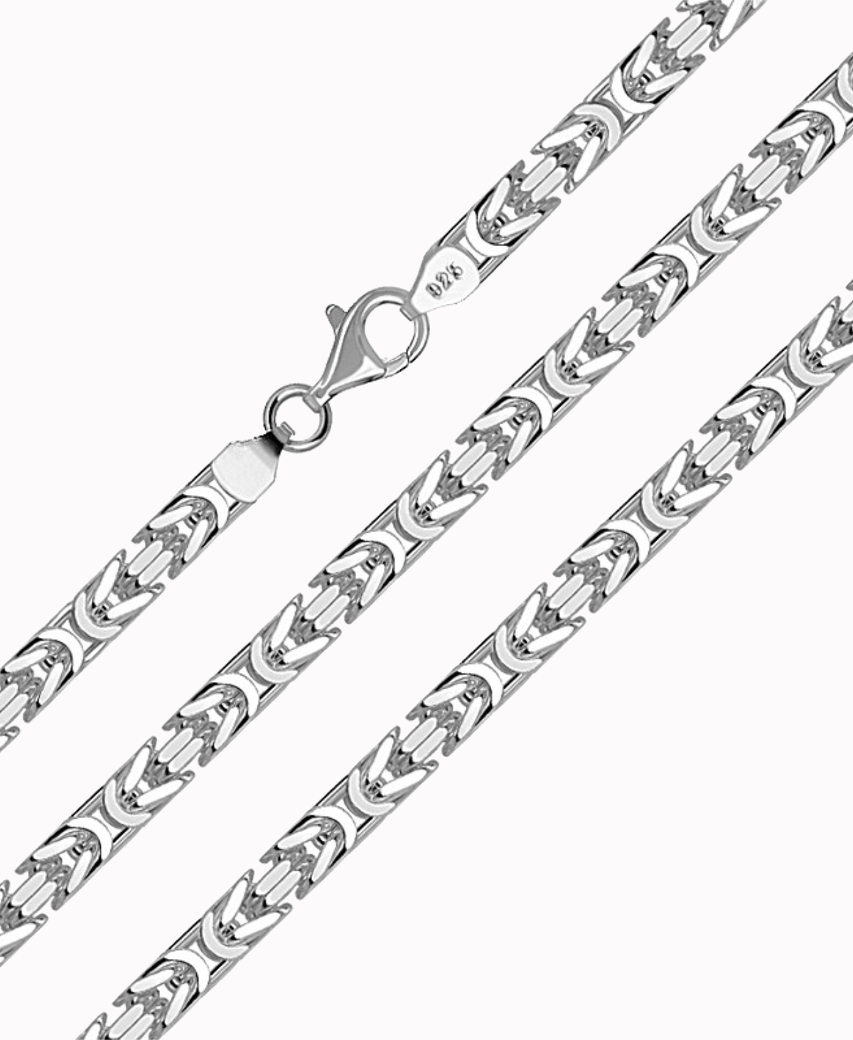 Srebrny łańcuszek splot Królewski 60cm 78g pr. 925