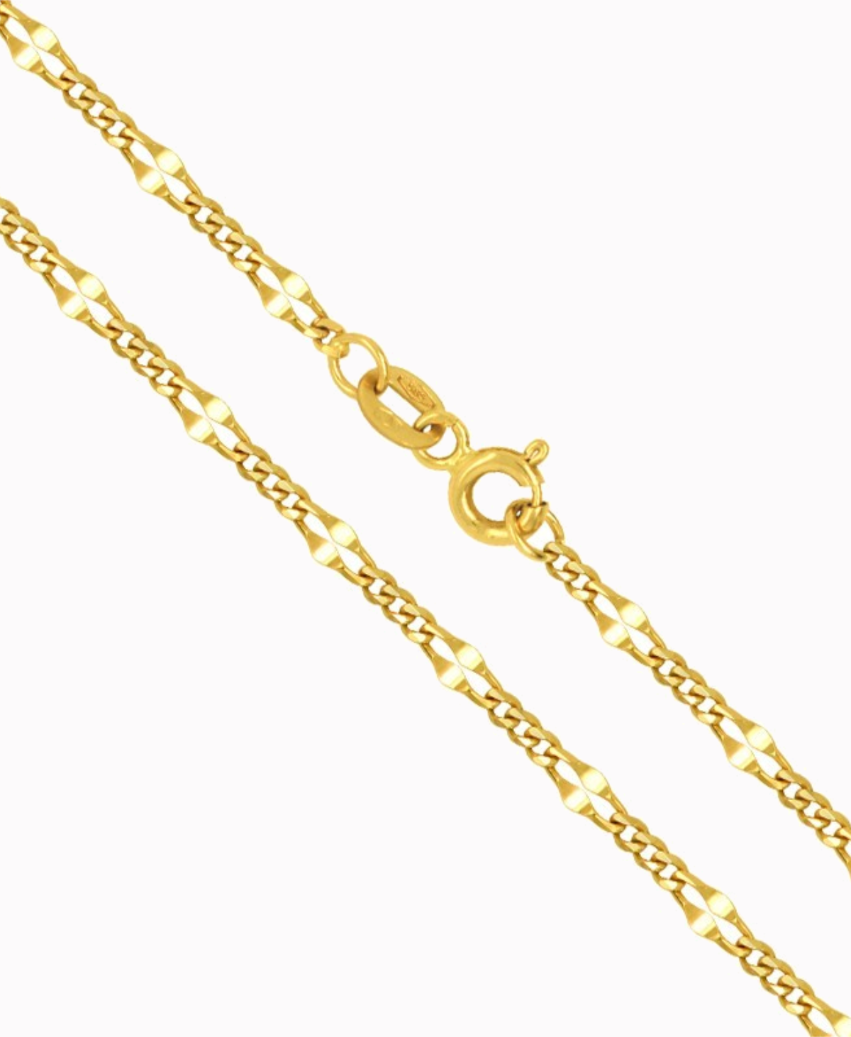 Złoty łańcuszek typu New Figaro złoto 585