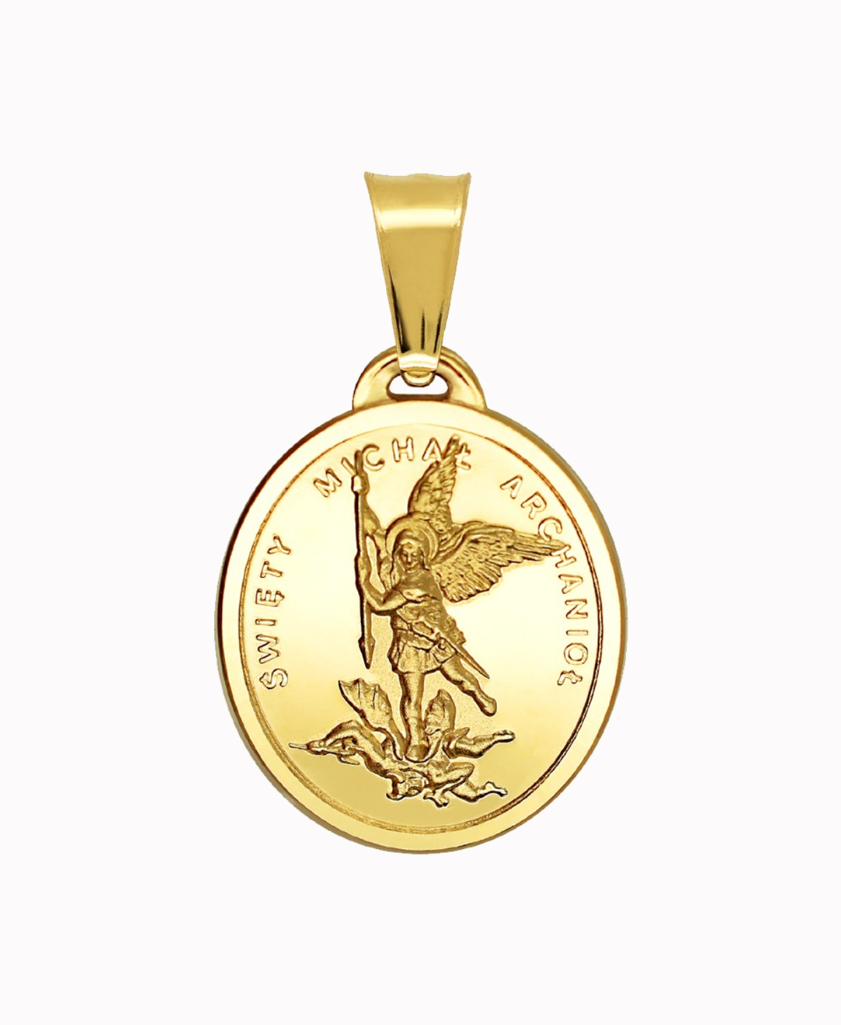 Medalik Świętego Michała Archanioła Pamiątka złoto pr 585