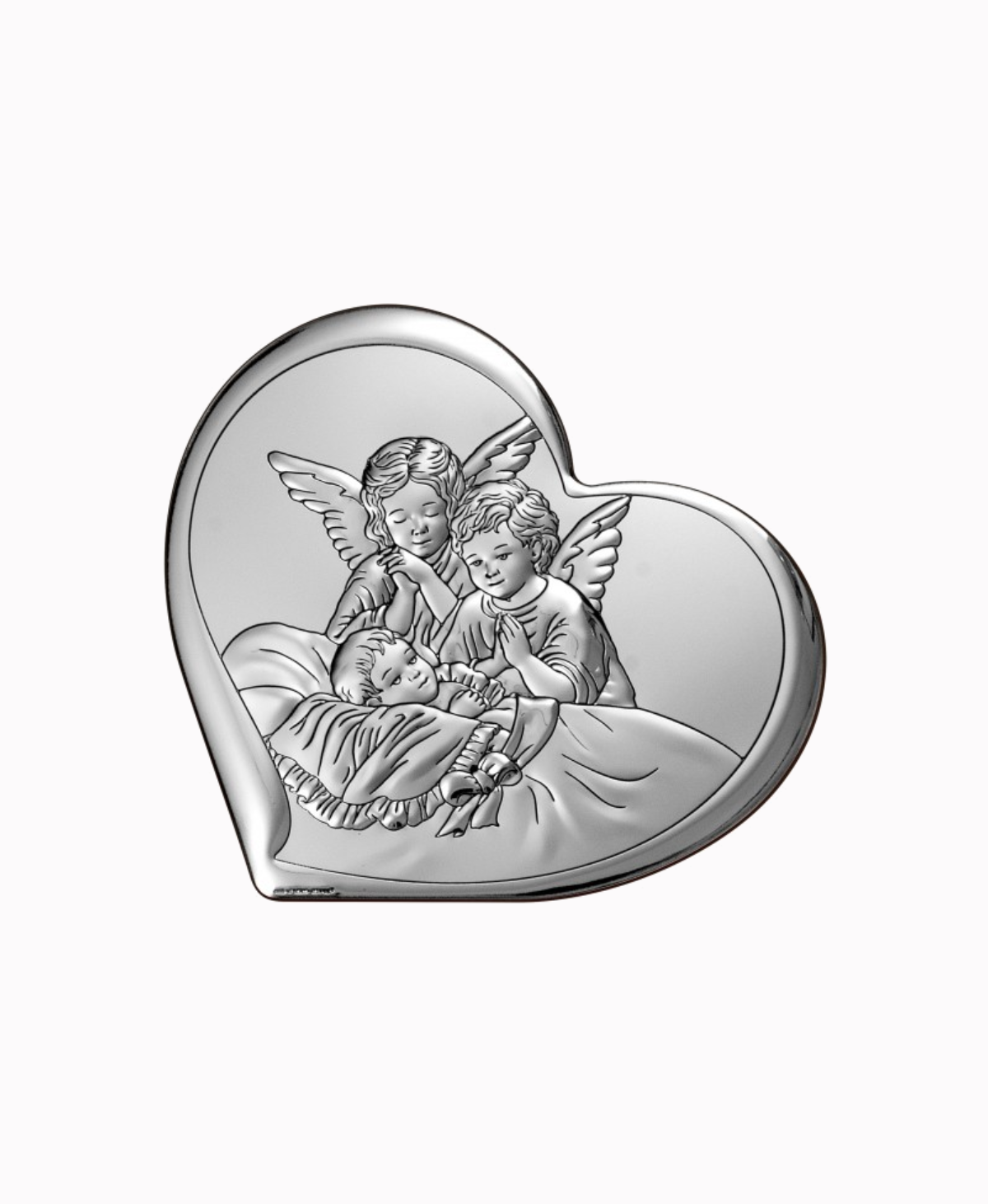 Obrazek Srebrny Chrzest Święty 11x9,6cm