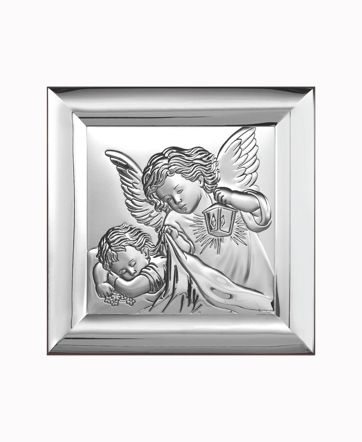 Obrazek z wizerunkiem Aniołka z latarenką nad dzieckiem