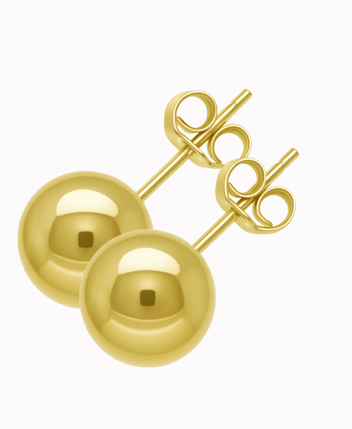Złote Kolczyki Kuleczki sztyft 8mm/1,68g złoto 585