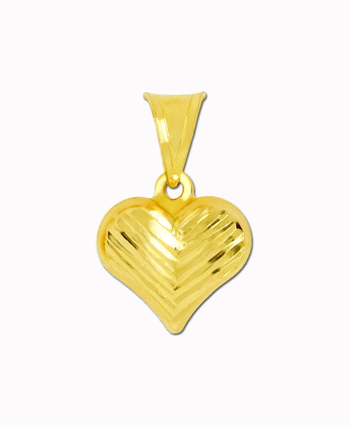 Złote serduszko grawerowane Jodełka S pr. 585