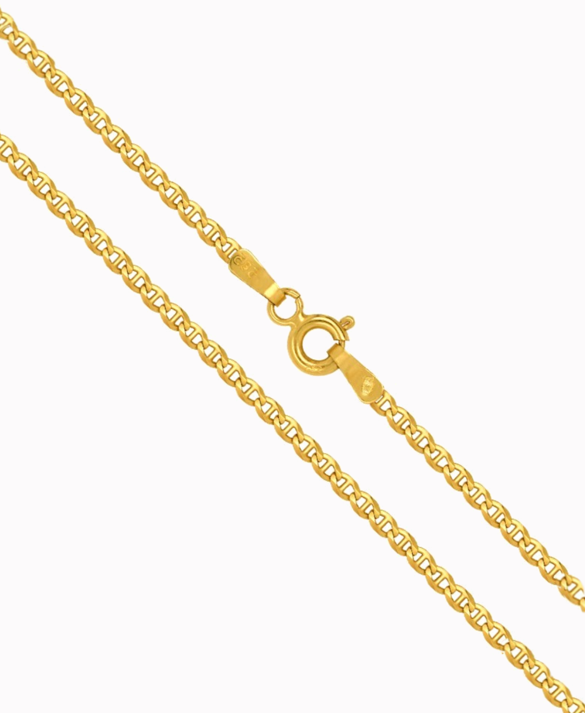 Złoty Łańcuszek Merino szlifowany 50/3,4 pełne złoto 585