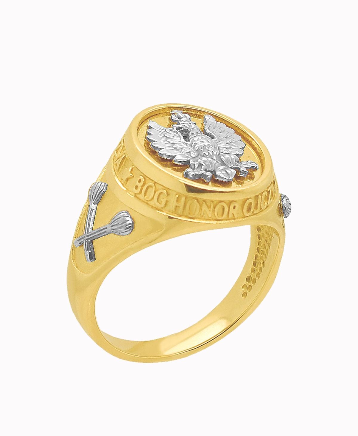 Złoty Sygnet męski Marszałkowski legionowy 10,92g złoto 585