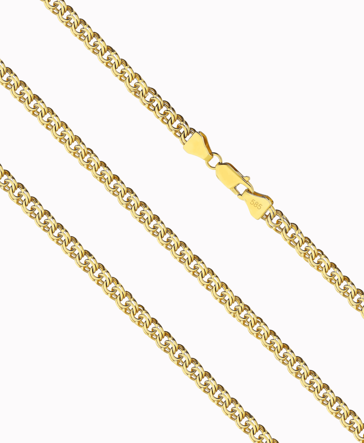 Złoty łańcuszek splot Bismark Garibaldi 55cm 10,3g pełne złoto