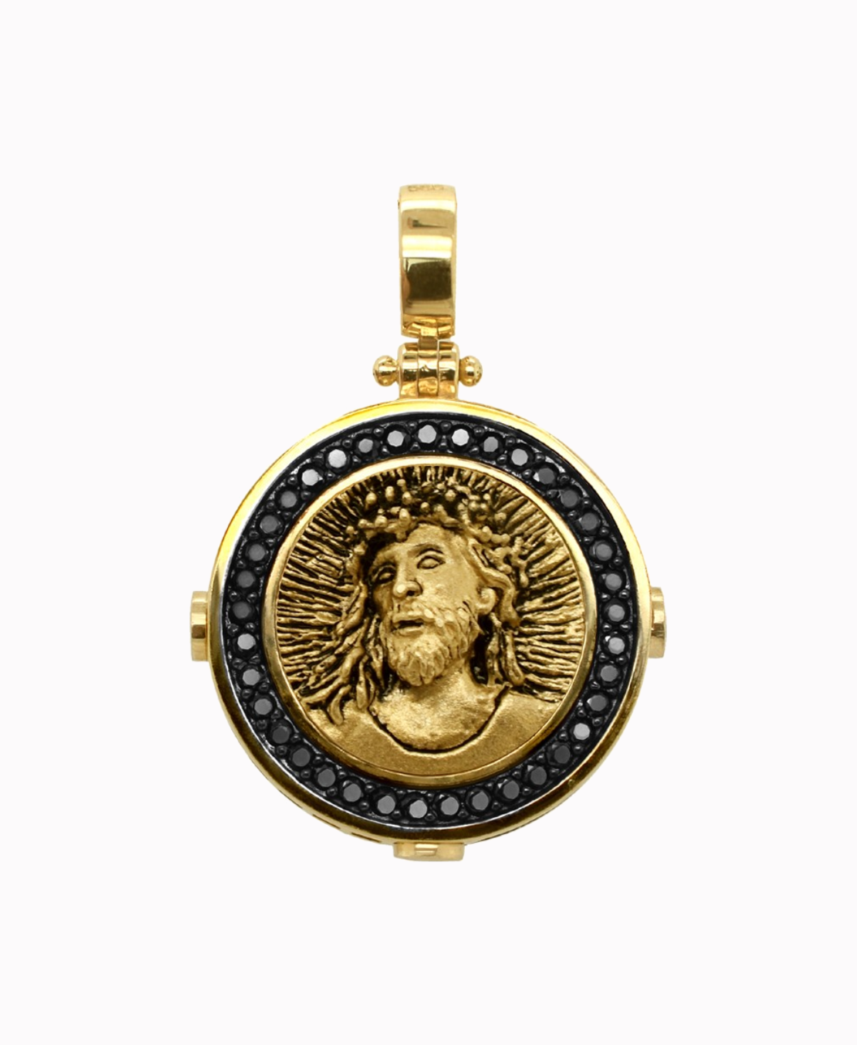 Złoty medalik pasja Jezusa Chrystusa Pamiątka 5,9g złoto 585