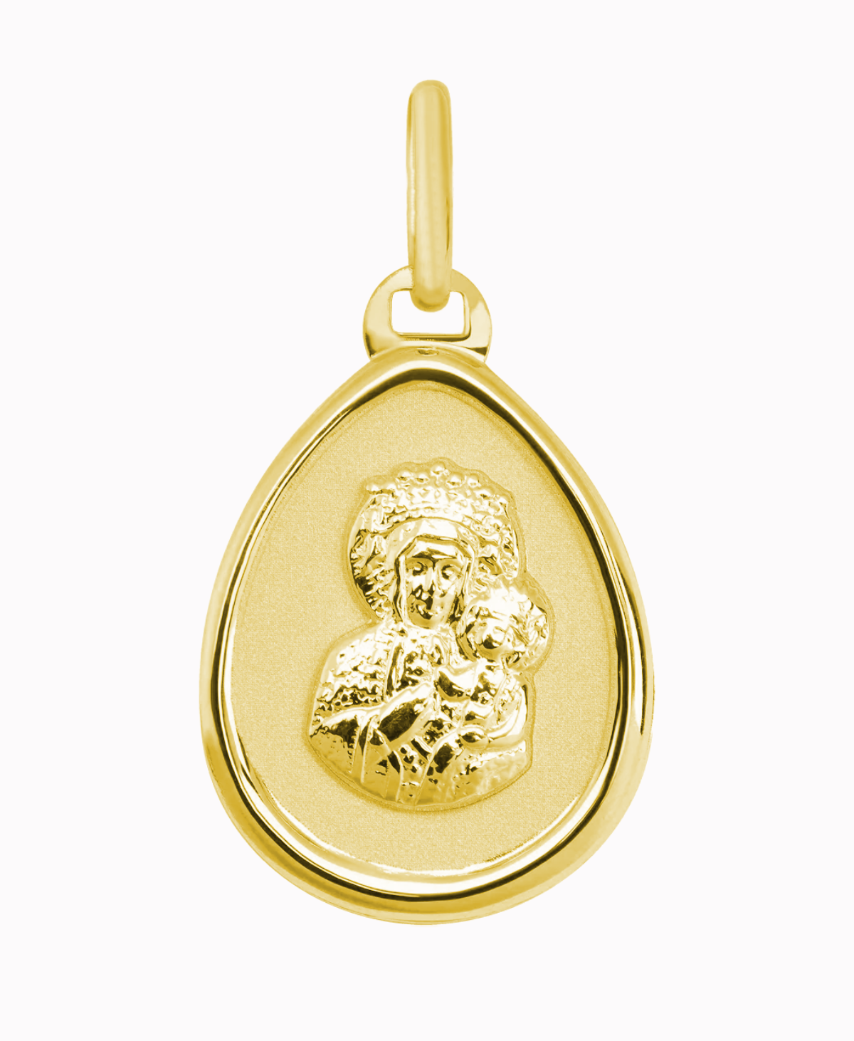 Złoty medalik Matka Boża 0,56g pr 585