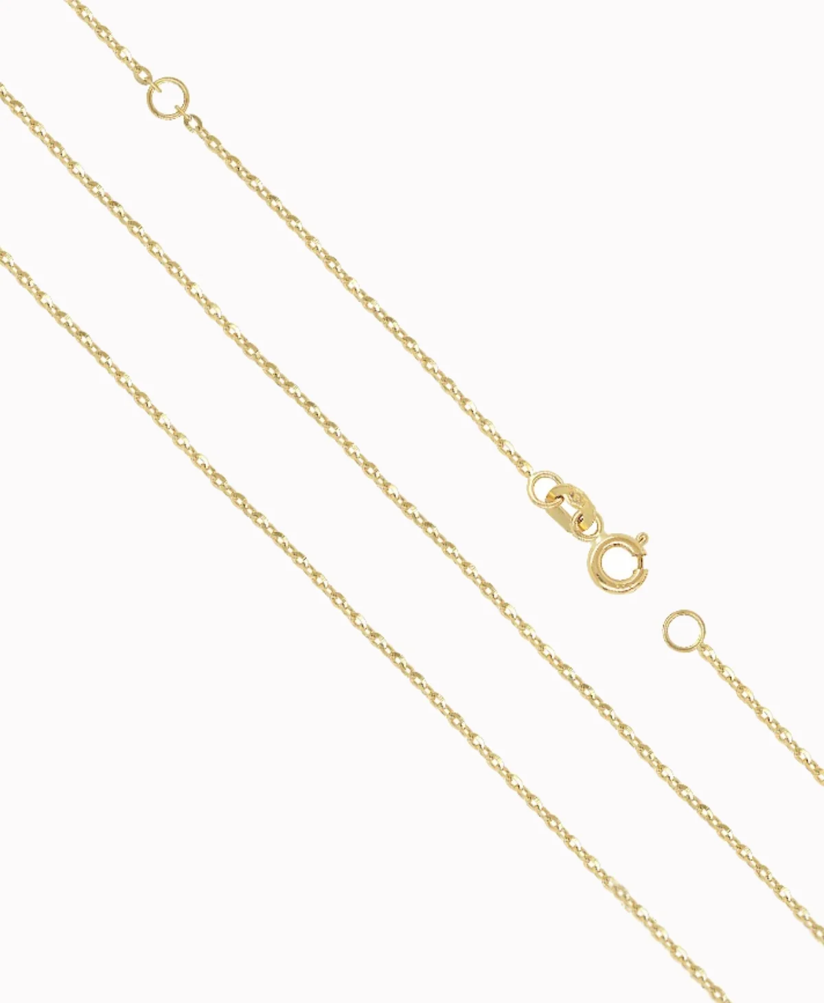 Złoty Łańcuszek splot Ankier Diamentowany 45cm 1,0g