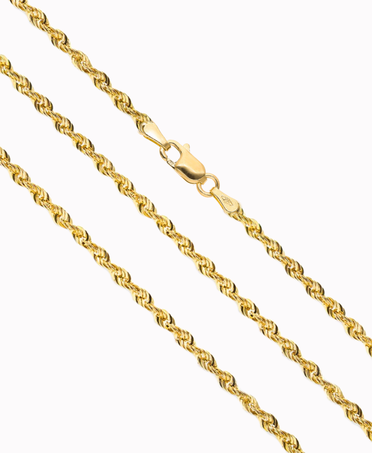 złoty łańcuszek korda 55cm