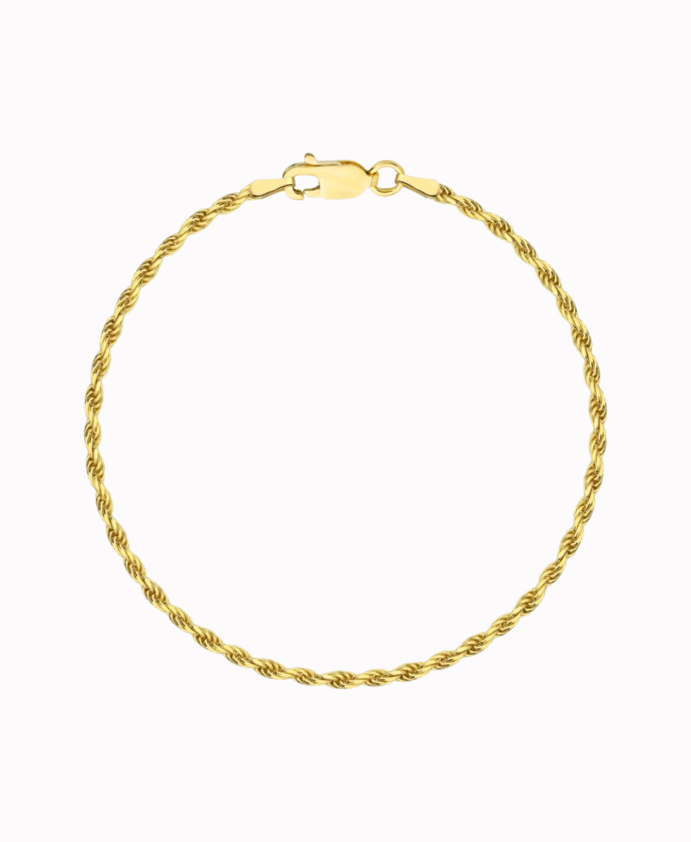 Złota bransoletka splot Korda pr. 585