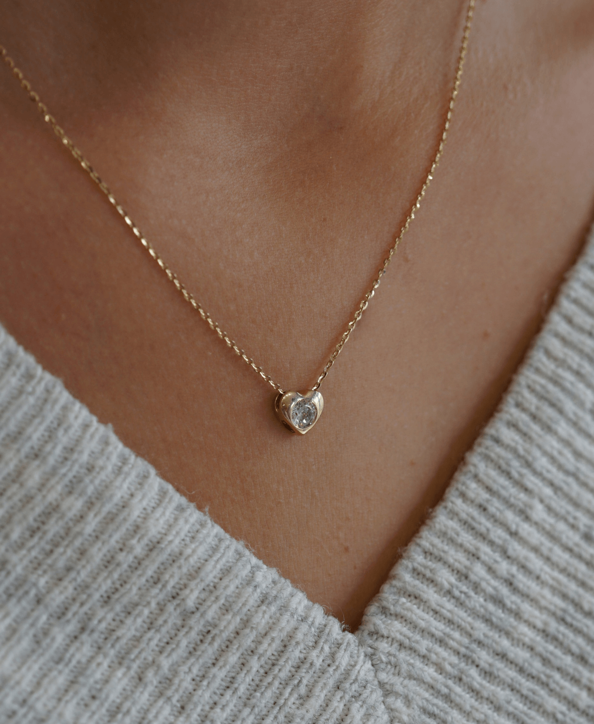 złota celebrytka serduszko