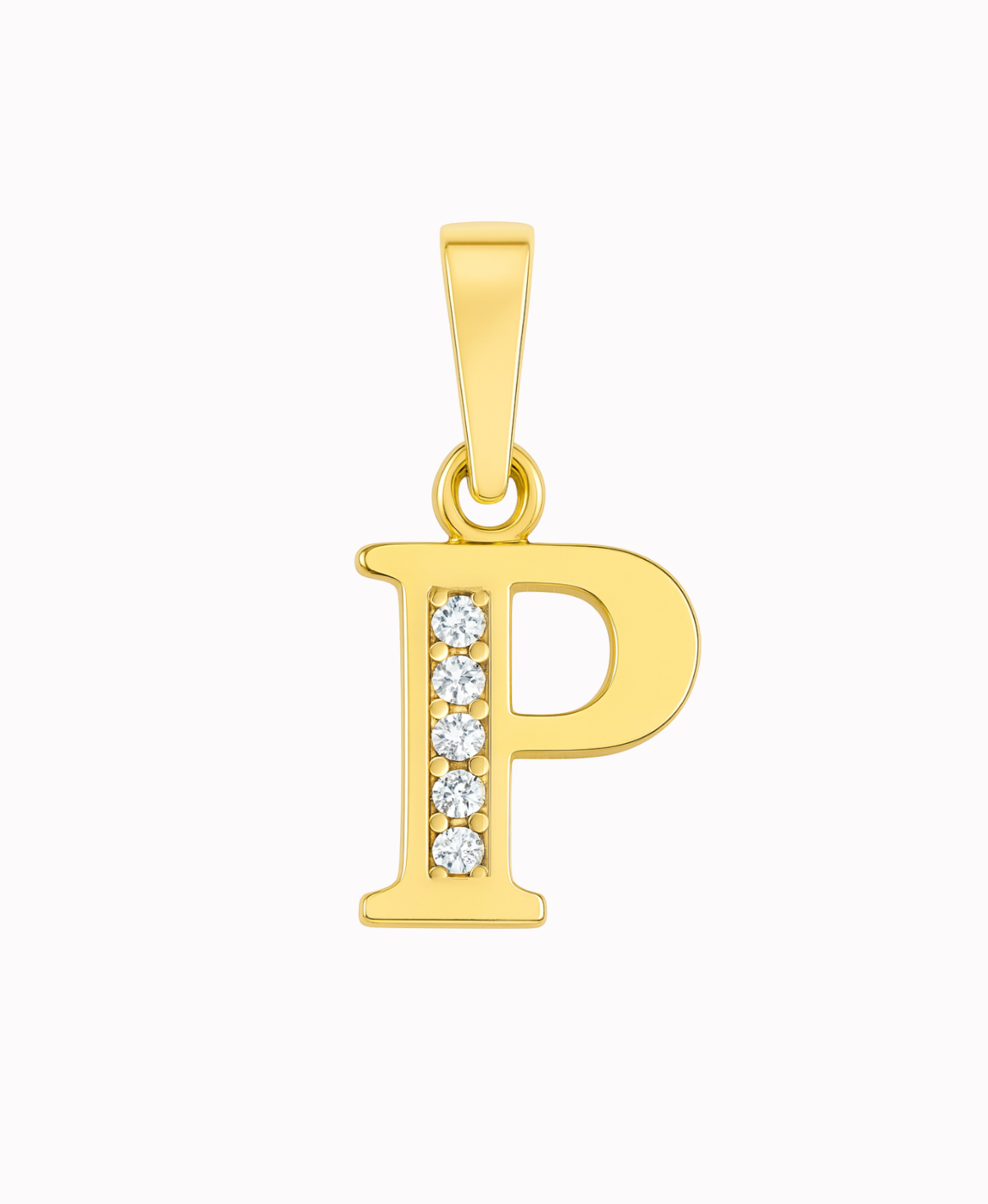 złota zawieszka literka P próba 585