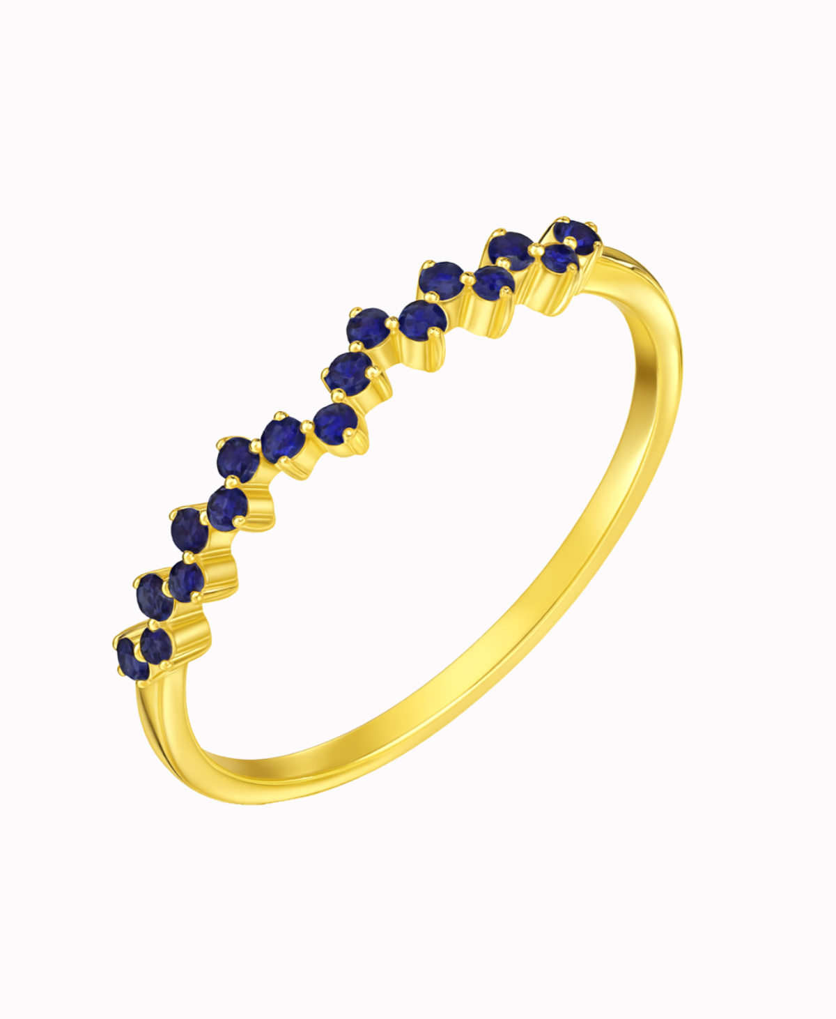 złoty pierścionek kaskadowy