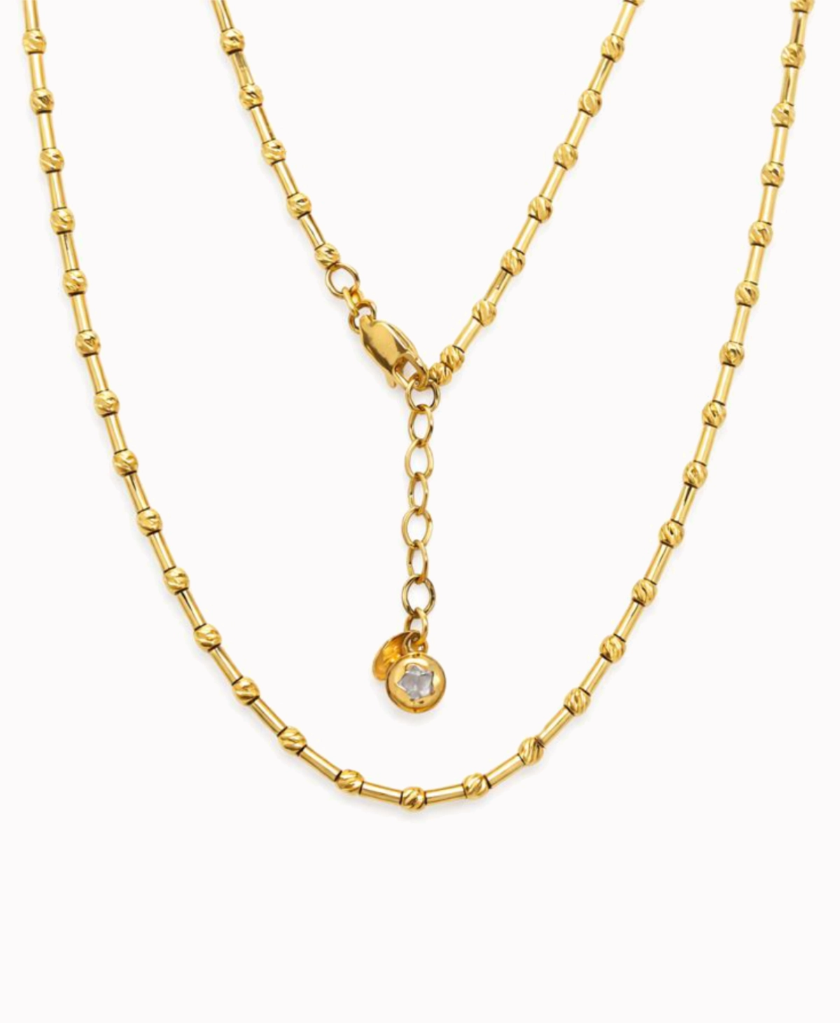 Złoty łańcuszek segmentowy 45cm pr. 585