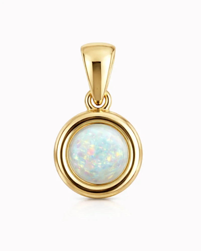 Złota zawieszka z opalem pr. 585