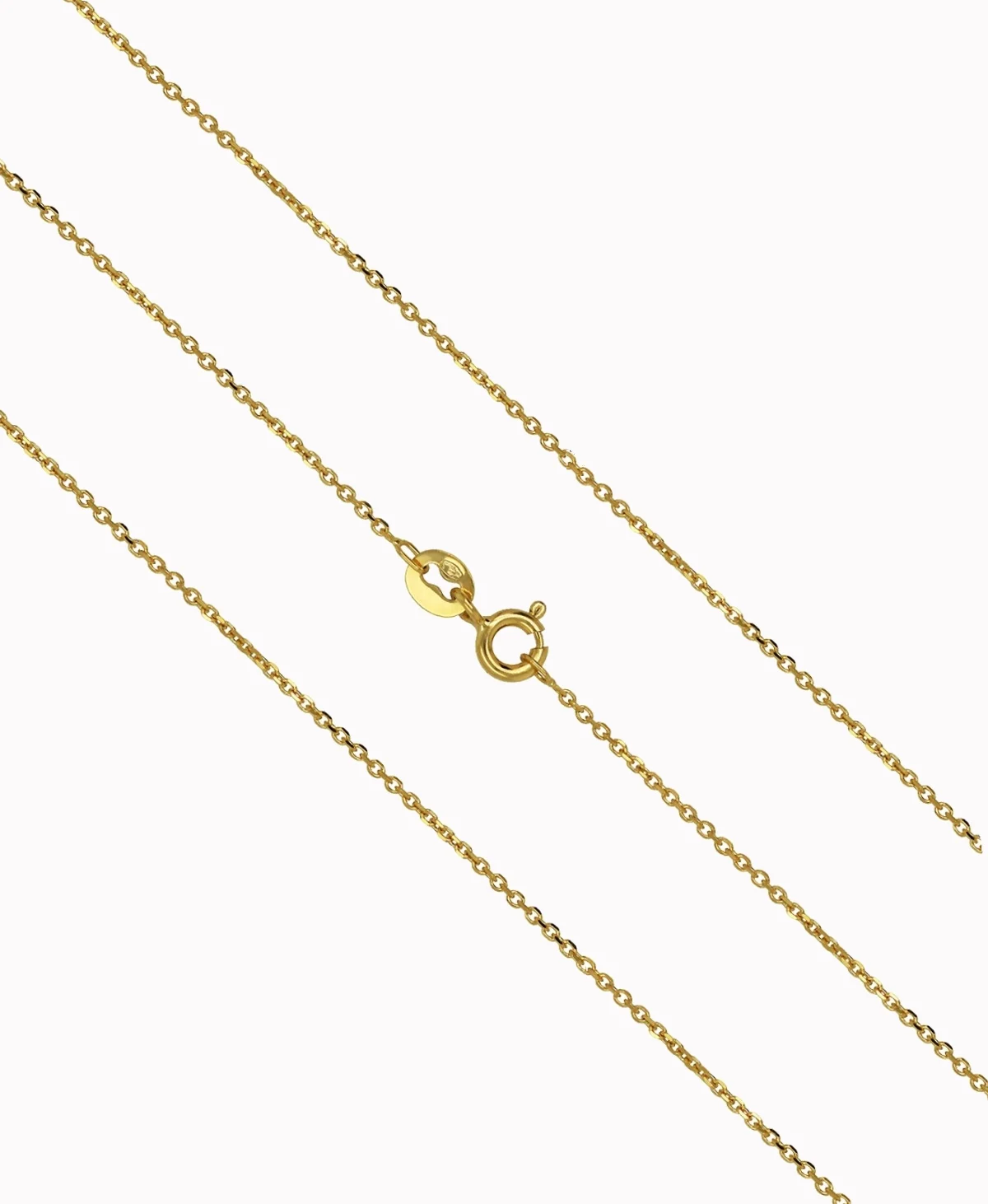 Złoty łańcuszek typu Ankier szlifowany 45cm 0,82g